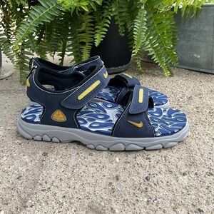 Nike ACG Hiking Outdoor Sandals 305375-401 Blue Black Yellow Running Men's Sz 7